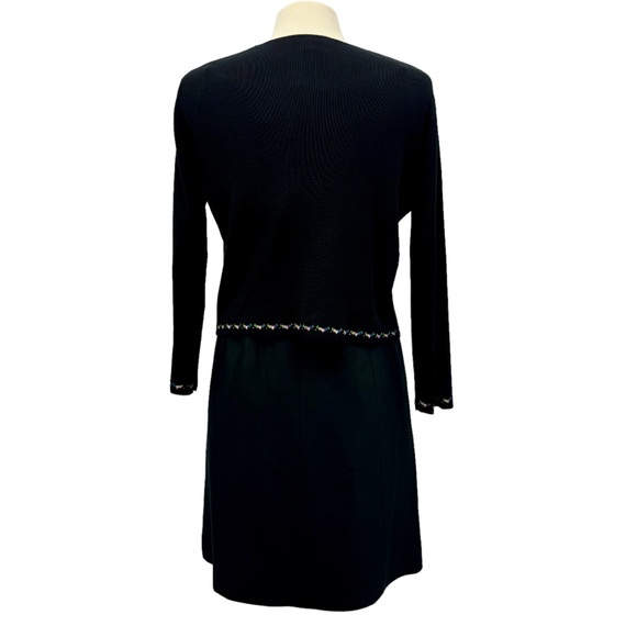 Ann Taylor Vintage 100% Silk Dress & Cardigan | Size Medium - Picture 5 of 12